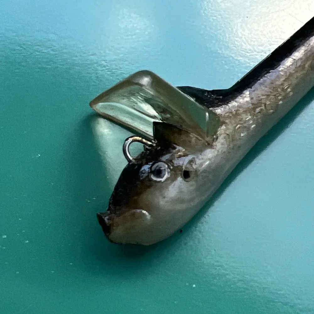 Depose French Eel Vintage Jointed Fishing Lure Made in France 3.5